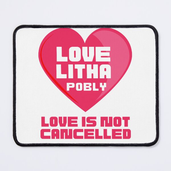 Item preview, Love is Not Cancelled design heart valentine day pink designed and sold by Best-Art-Design.