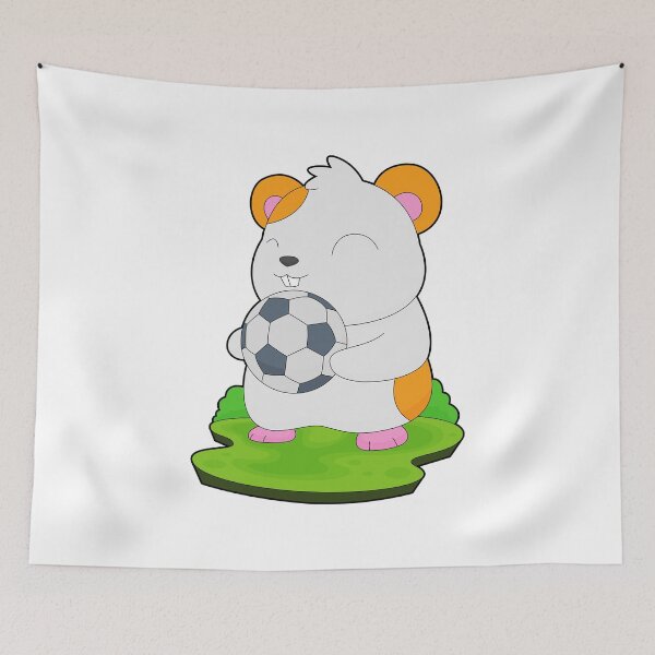 Item preview, Hamster Soccer player Soccer designed and sold by Snabdesign84.