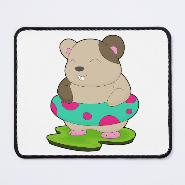 Item preview, Hamster Swimming Lifebuoy designed and sold by Snabdesign84.