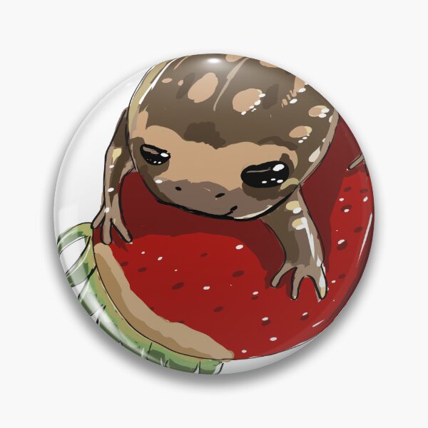 Item preview, African Rain frog on Strawberry 2025 xx designed and sold by MysticRacoon6.