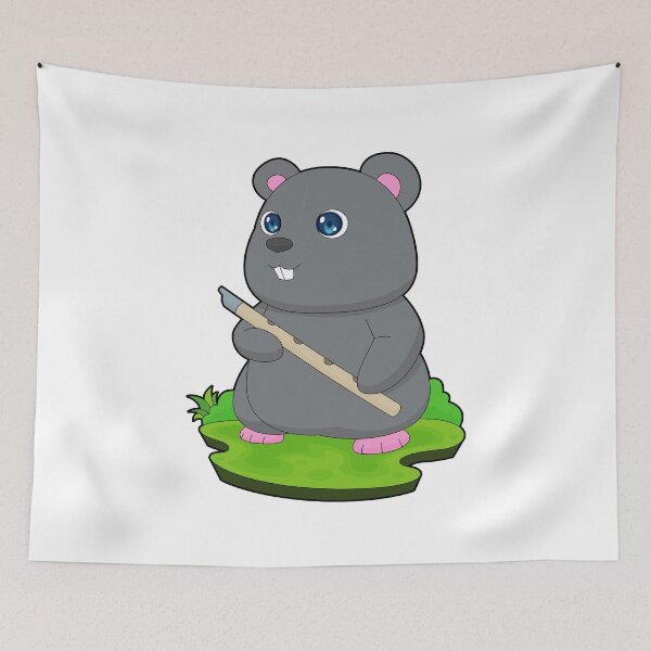 Item preview, Hamster Musician Flute Music designed and sold by Snabdesign84.