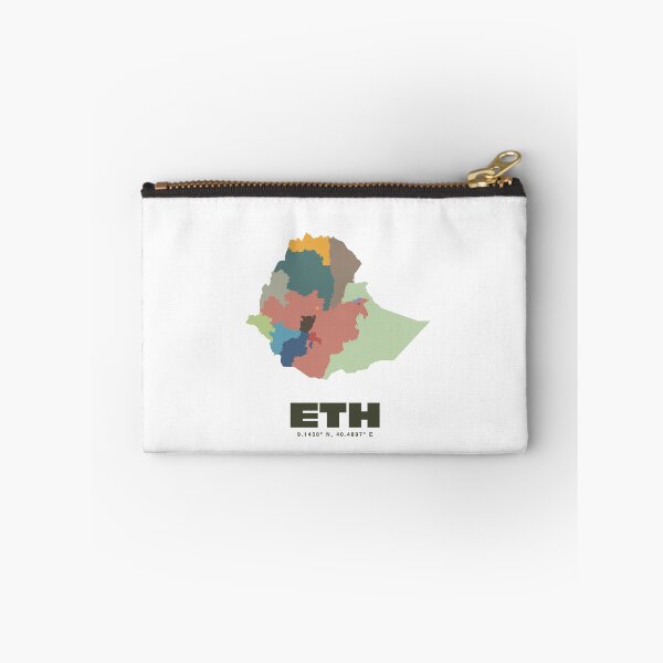 Item preview, Ethiopia Map Print - Colorful Region Map Print designed and sold by CartoPrints.