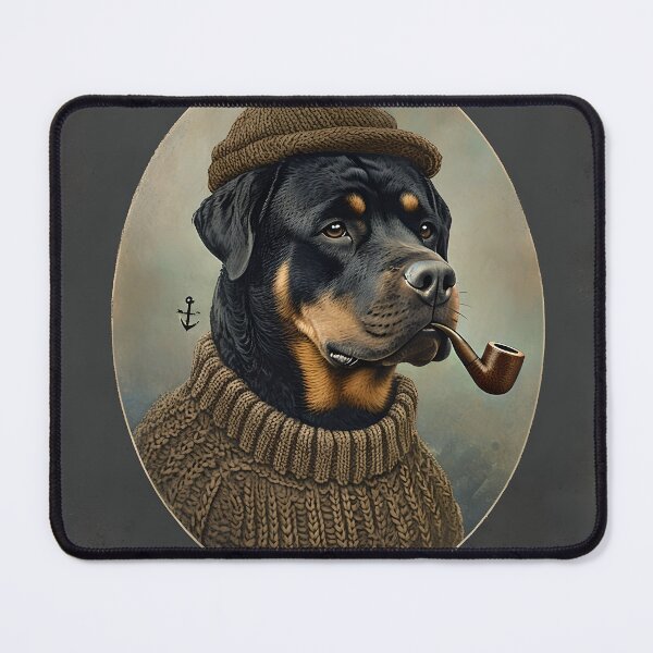 Aperçu de l'œuvre Rottweiler pêcheur créée et vendue par MountAshDesigns.