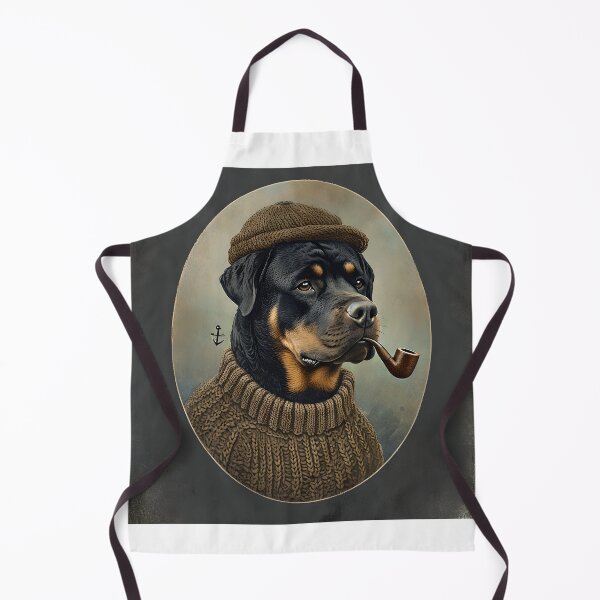 Item preview, fisherman Rottweiler designed and sold by MountAshDesigns.