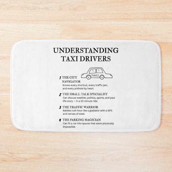Item preview, Understanding Taxi Drivers – Funny Cab Life Humor designed and sold by PsyFlow35.