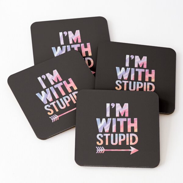 Item preview, I'm With Stupid Arrow Pointing Right Funny Sarcastic Jokes designed and sold by MAKOPOKOShop.