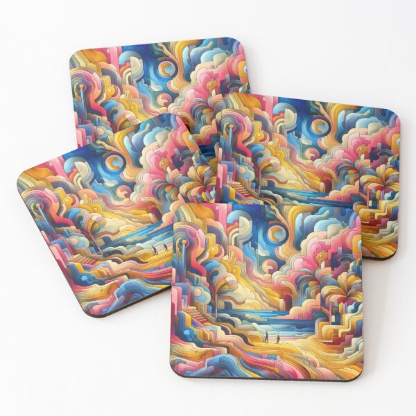 Item preview, Colorful chaos by the sea designed and sold by Sigtrix.