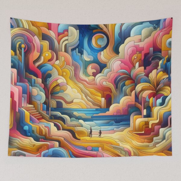 Item preview, Colorful chaos by the sea designed and sold by Sigtrix.