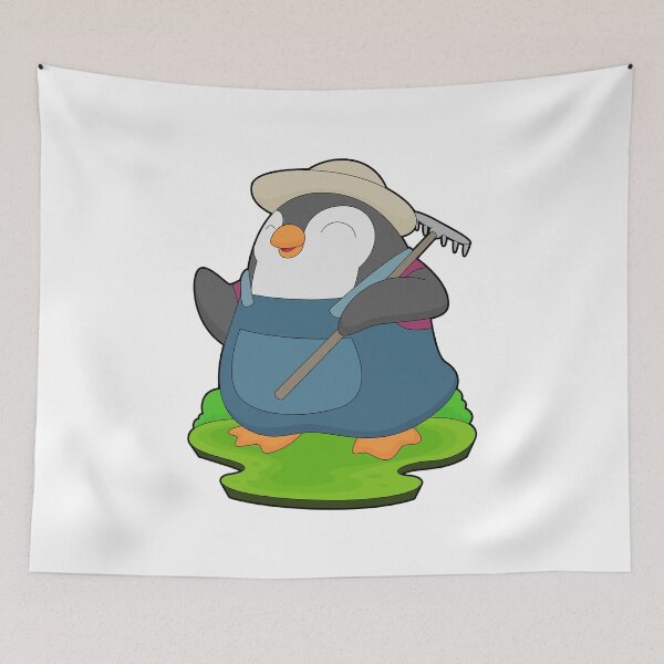 Item preview, Penguin Farmer Rake designed and sold by Snabdesign84.