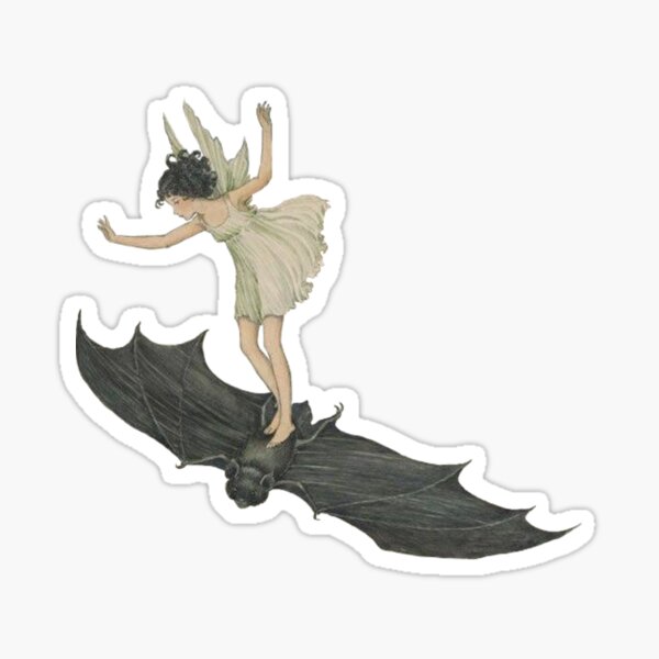 Item preview, Fairy flying on a bat designed and sold by bronte2004.
