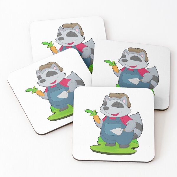 Item preview, Racoon Farmer Carrot designed and sold by Snabdesign84.