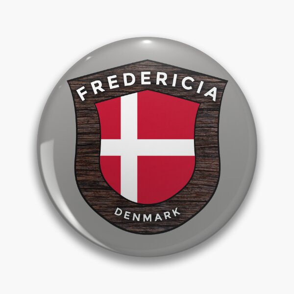 Item preview, Fredericia Denmark Emblem Flag designed and sold by World Designs.