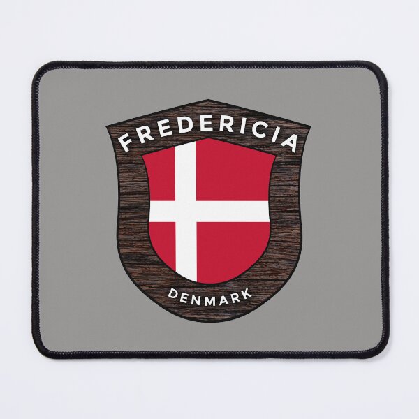Item preview, Fredericia Denmark Emblem Flag designed and sold by World Designs.