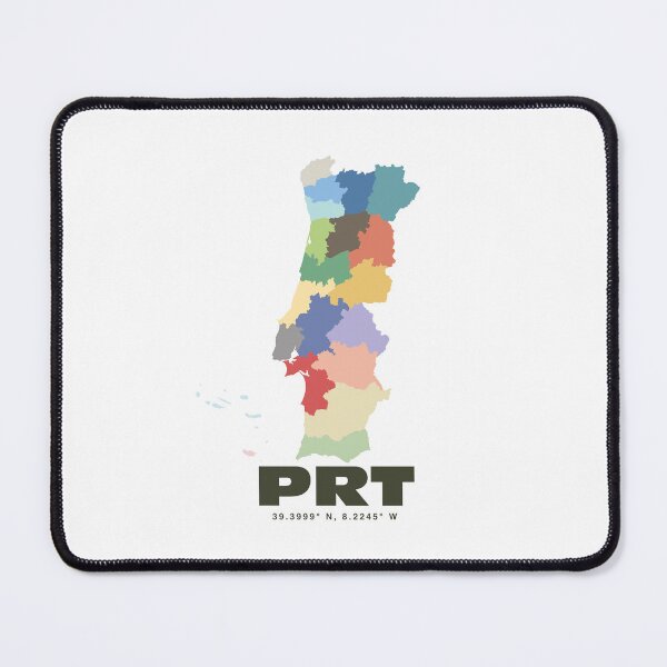 Item preview, Portugal Map Print - Colorful Minimalist Portugal Map Art designed and sold by CartoPrints.