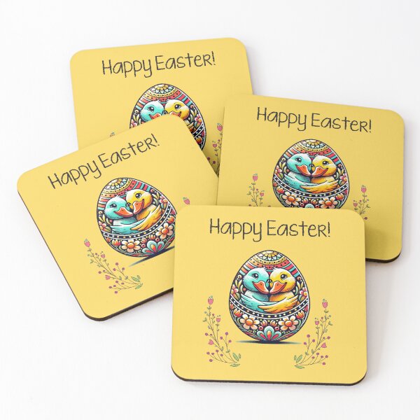 Item preview, Easter Egg with Ducks – Happy Easter designed and sold by Don't Crack Art.