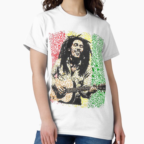 Aperçu de l'œuvre Joie rythmique : Bob Marley créée et vendue par Hen-C-Art.
