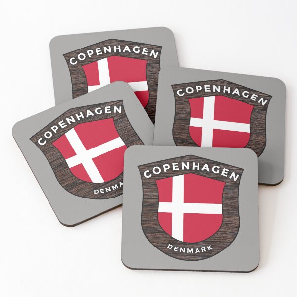 Item preview, Copenhagen Denmark Emblem Flag designed and sold by World Designs.
