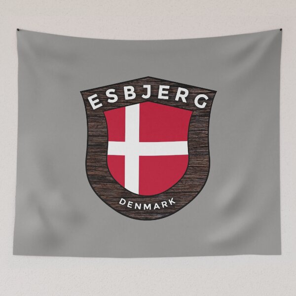 Item preview, Esbjerg Denmark Emblem Flag designed and sold by World Designs.