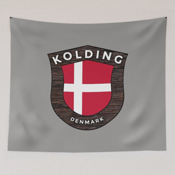 Item preview, Kolding Denmark Emblem Flag designed and sold by World Designs.