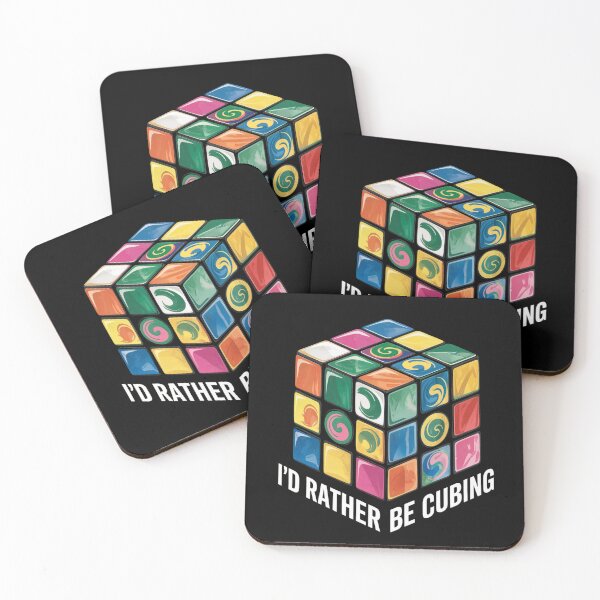 Item preview, I'd rather be cubing, Rubiks Cube designed and sold by MadCatPrints.
