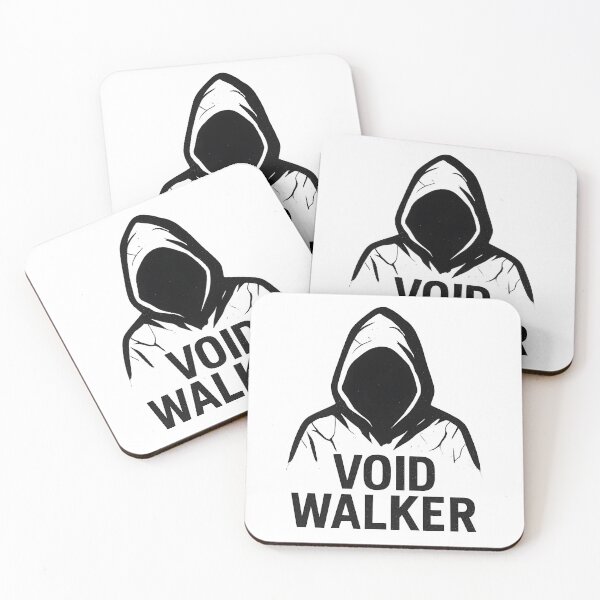 Item preview, Void Walker – Hooded figure with cracks | Black and white grunge minimalism designed and sold by AlphaAutomation.