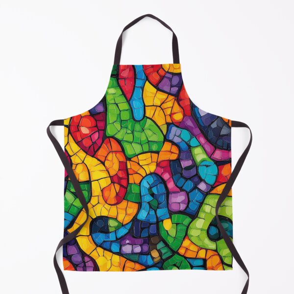 Item preview, Colorful Tile Chaos Pattern designed and sold by GrinGalore.