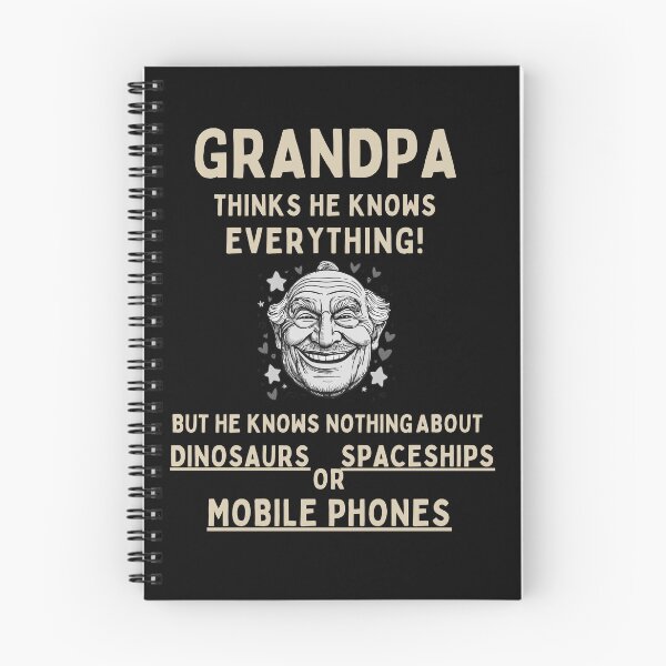 Item preview, Grandpa Thinks He Knows Everything  designed and sold by bazstees54.