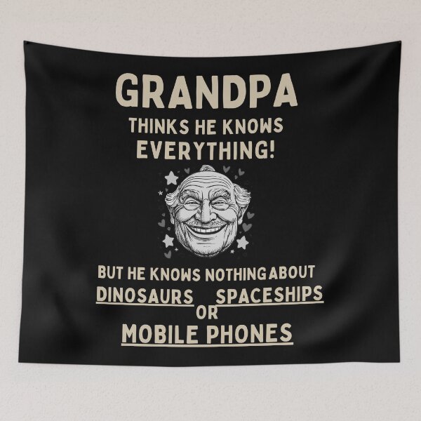 Item preview, Grandpa Thinks He Knows Everything  designed and sold by bazstees54.