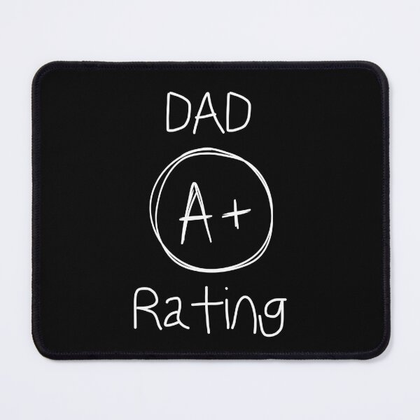 Item preview, Dad A+ Rating Shirt, Funny Father Shirt designed and sold by Sleepy Cat Design.
