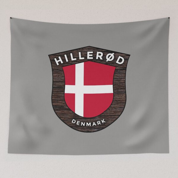 Item preview, Hillerød Denmark Emblem Flag designed and sold by World Designs.
