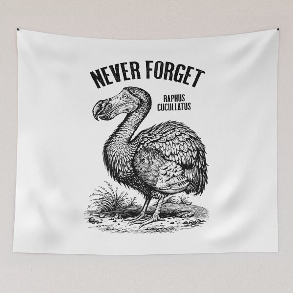 Item preview, Dodo Never Forget Raphus Cucullatus Extinct Paleontology designed and sold by GrandeDuc.