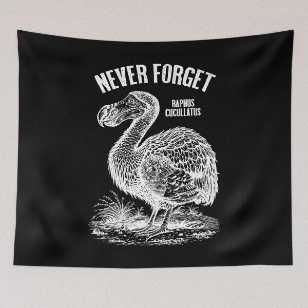 Item preview, Dodo Never Forget Raphus Cucullatus Extinct Paleontology designed and sold by GrandeDuc.