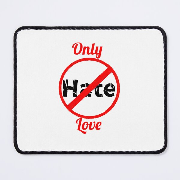 Item preview, No Hate Only Love Plain  designed and sold by JaygiesDesign.