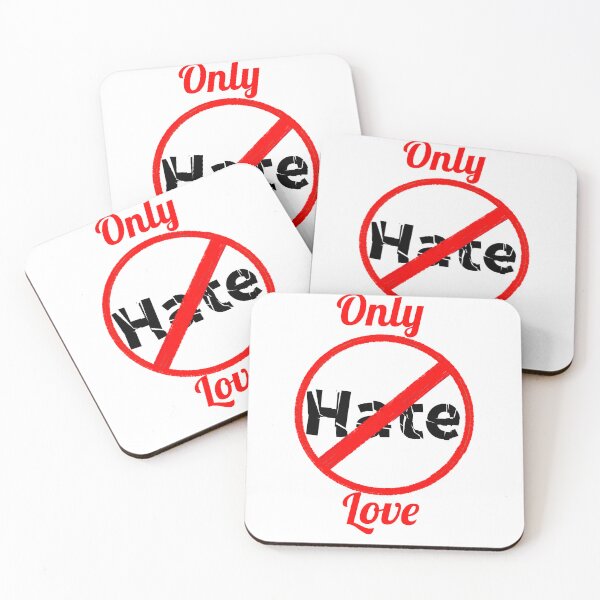 Item preview, No Hate Only Love Plain  designed and sold by JaygiesDesign.