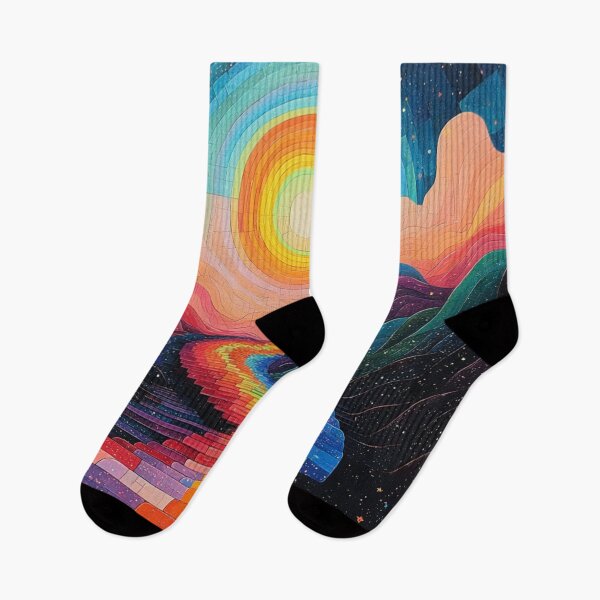 Item preview, Groovy Psychedelic Heaven Sun Geometric Steps To Paradise Pattern designed and sold by GrinGalore.