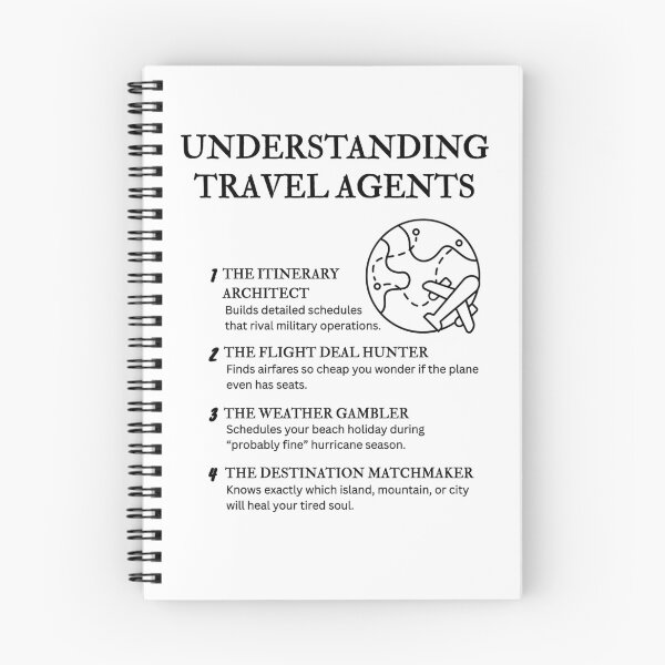 Item preview, Understanding Travel Agents – Funny Vacation Planner Humor designed and sold by PsyFlow35.