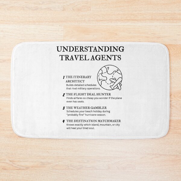 Item preview, Understanding Travel Agents – Funny Vacation Planner Humor designed and sold by PsyFlow35.