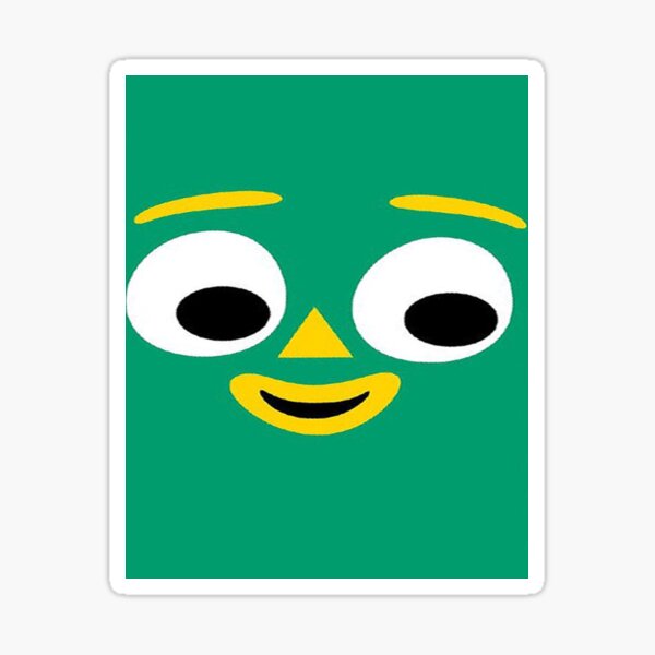 Vista previa del artículo con la obra «H7226, Gumby, Dibujos animados», diseñado y vendido por Jacobsoh.