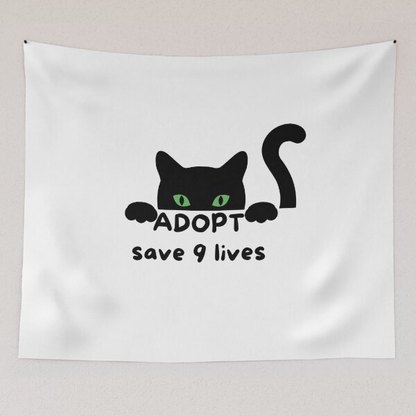 Item preview, Adopt - Save 9 Lives designed and sold by VasInd.