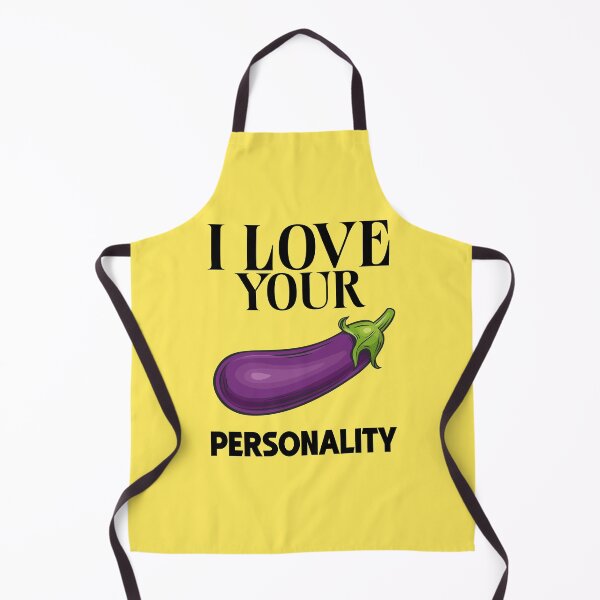 Item preview, I Love Your P... Personality Funny Flirty Provocative Gift for Boyfriend with Eggplant designed and sold by hiacynto.