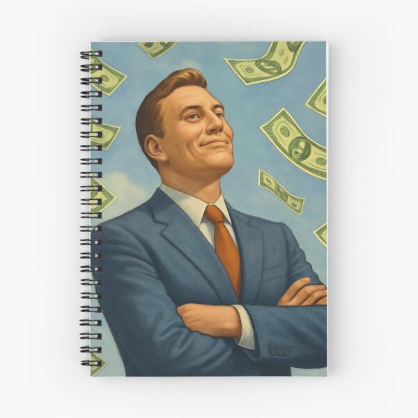 Item preview, Confident Businessman Celebrating Financial Success designed and sold by Amr Siam.