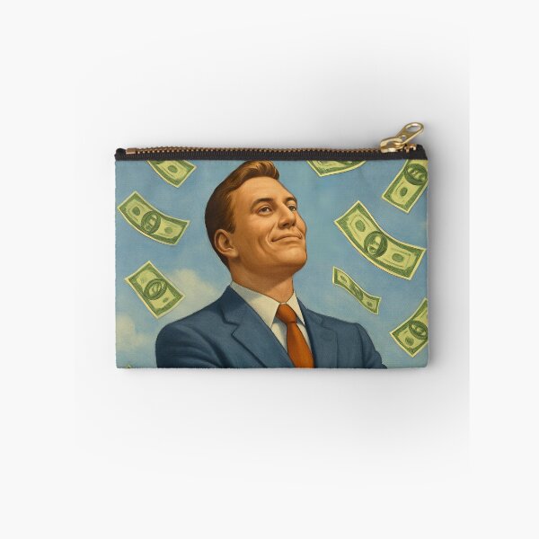 Item preview, Confident Businessman Celebrating Financial Success designed and sold by Amr Siam.