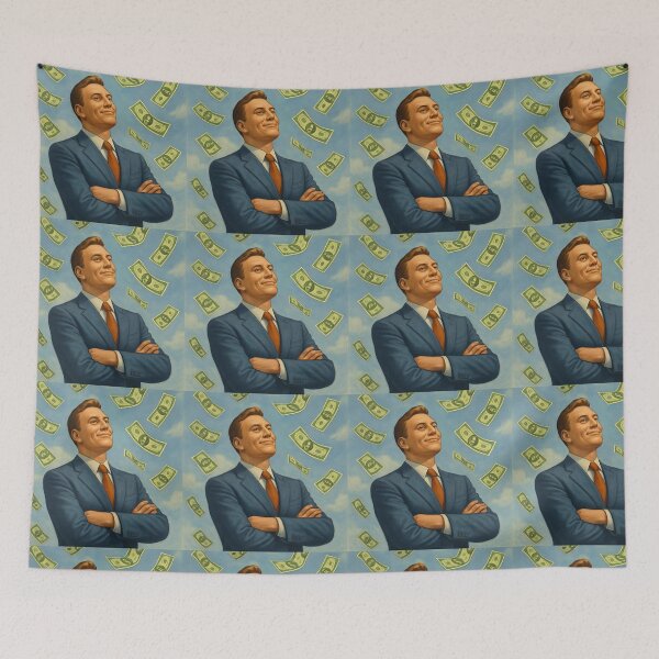 Item preview, Confident Businessman Celebrating Financial Success designed and sold by Amr Siam.