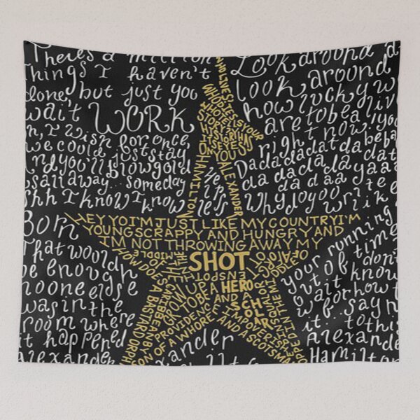 Item preview, H7227, Hamilton, Musical, Lyrics designed and sold by Jacobsoh.