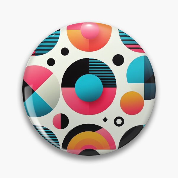 Item preview, Abstract Circles 70s Fusion with Modern Colors designed and sold by JohnnyVillas.