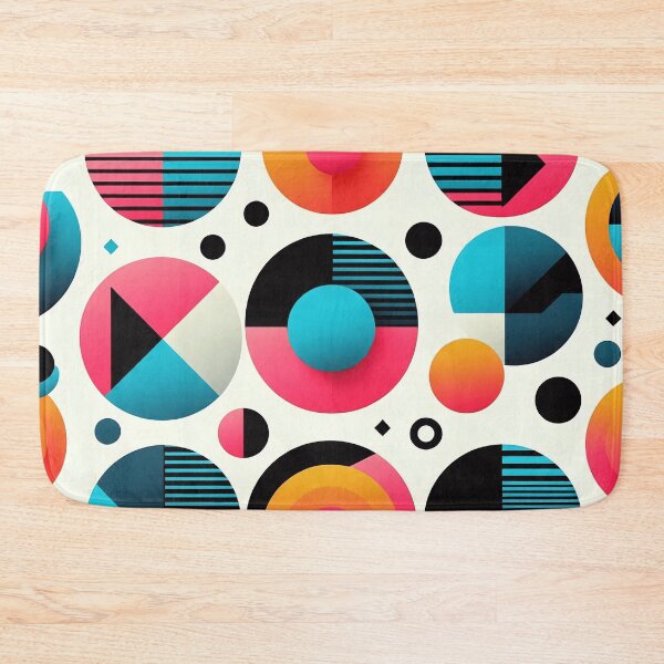 Item preview, Abstract Circles 70s Fusion with Modern Colors designed and sold by JohnnyVillas.