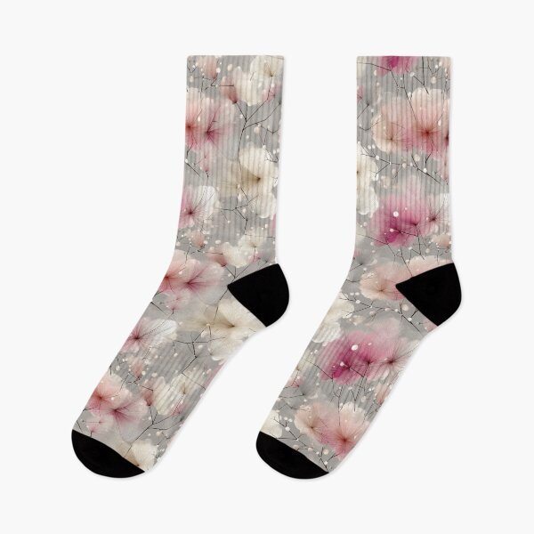 Item preview, Ethereal Linework Blossoms Seamless Floral Pattern designed and sold by Moisky Patterns.