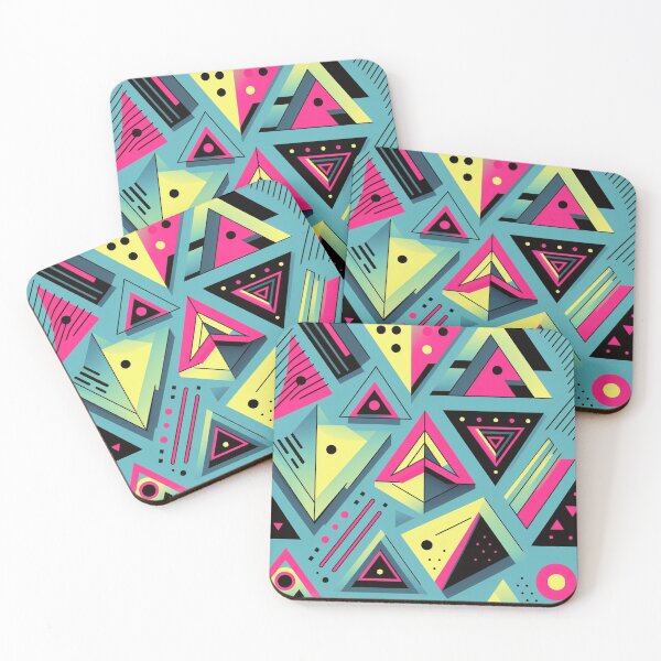 Item preview, Electric Geometric 80s 90s Fashion Vivid Pattern designed and sold by JohnnyVillas.