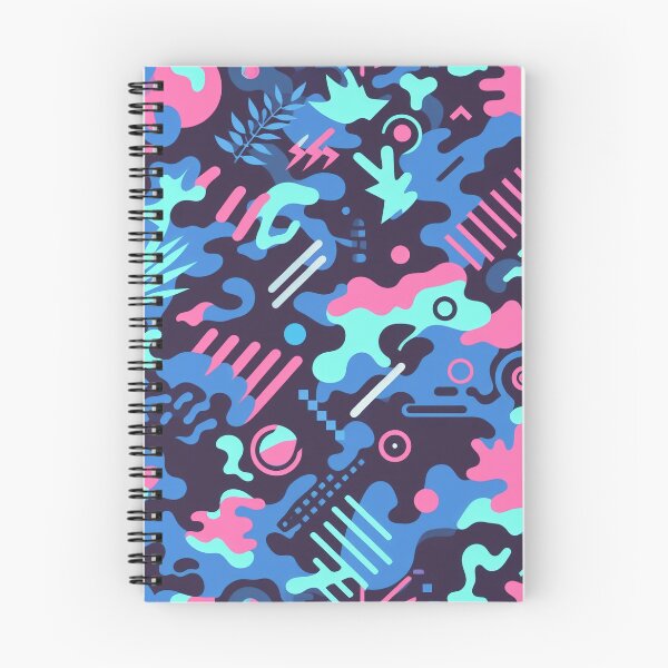 Item preview, Neon Abstract Pattern With Cool Pink and Blue Tones designed and sold by JohnnyVillas.