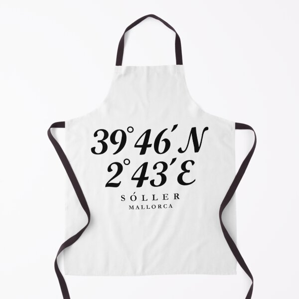 Item preview, Sóller, Mallorca coordinates (black) designed and sold by theshirtshops.